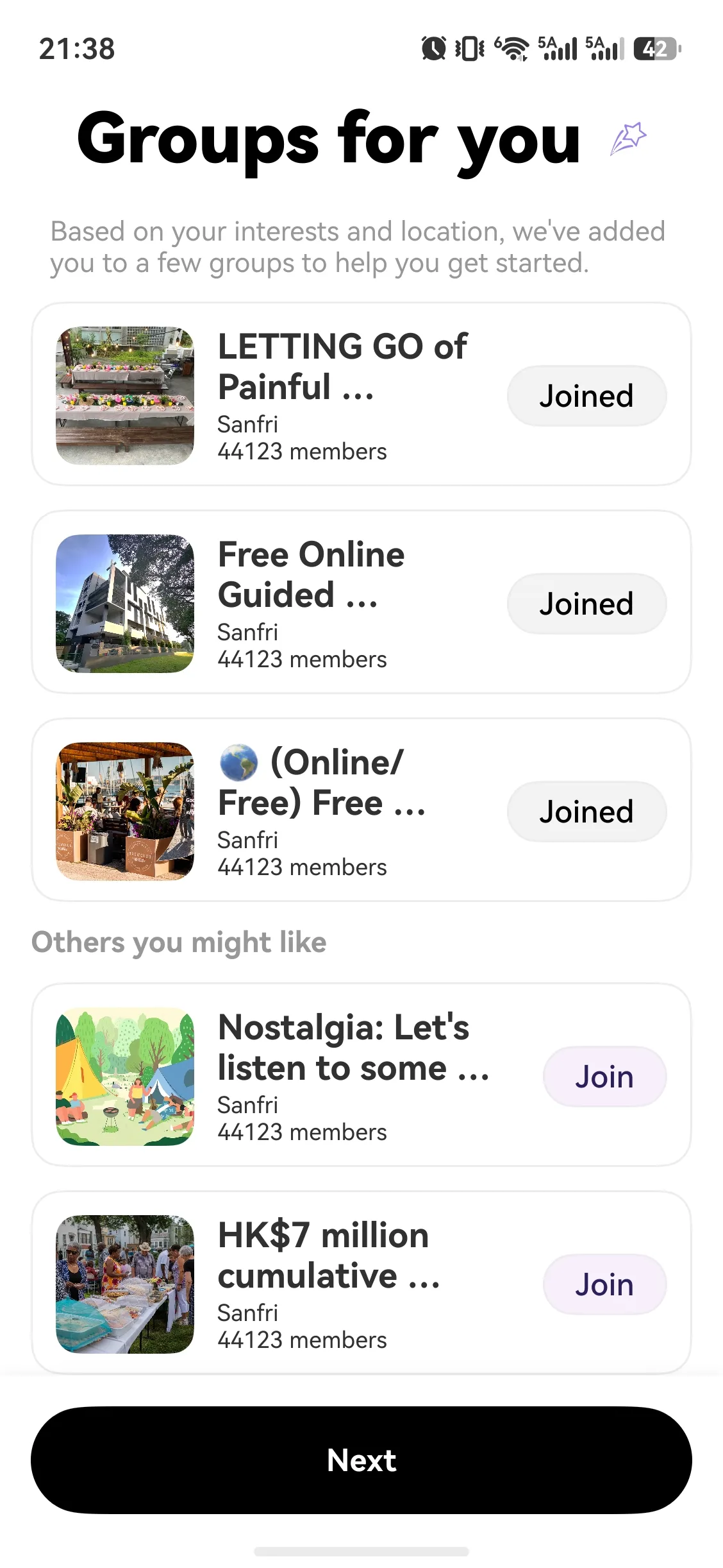 Harmony UI - Guide Secreen (Meetup)